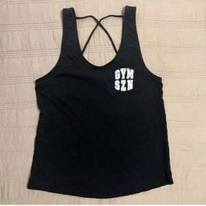 PINK Victoria's Secret Black Tank Top